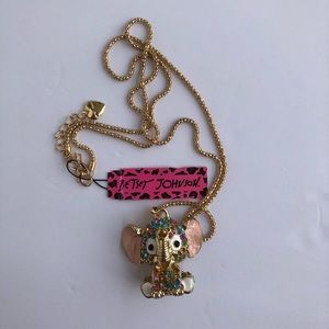 Betsey Johnson Elephant Necklace